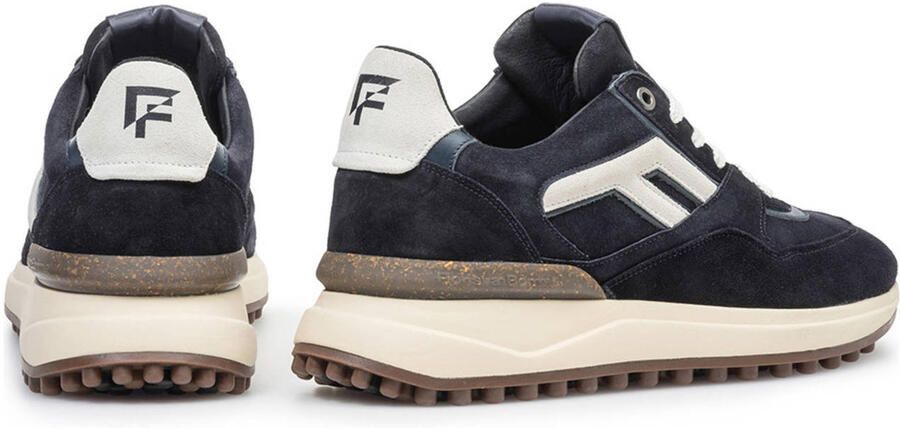 FLORIS VAN BOMMEL Lage Sneakers Heren Sfm-10139 Noppi Maat: 44 Materiaal: Suède Kleur: Blauw