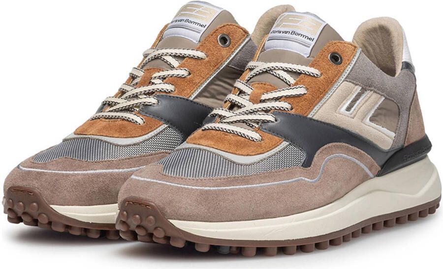 FLORIS VAN BOMMEL Lage Sneakers Heren Sfm-10139 Noppi Maat: 44 Materiaal: Suède Kleur: Taupe - Foto 2