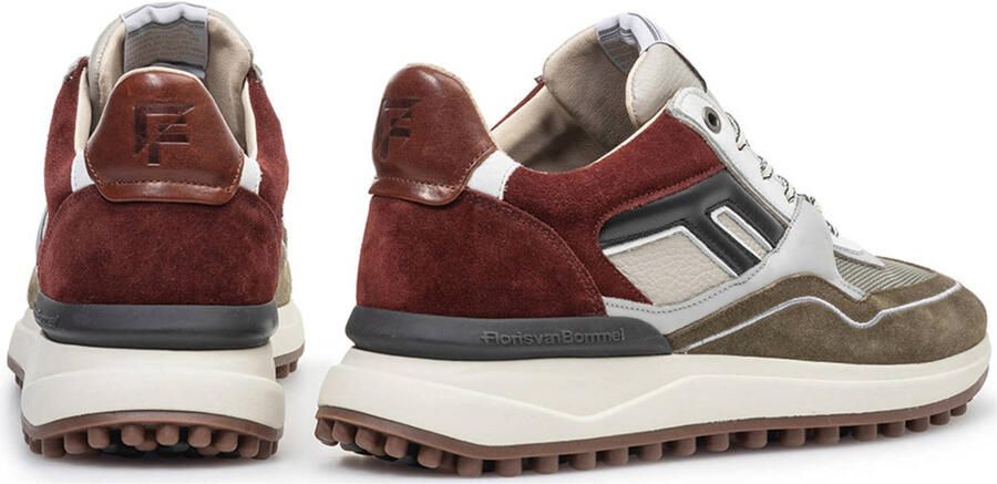 FLORIS VAN BOMMEL Lage Sneakers Heren Sfm-10139 Noppi Maat: 46⅔ Materiaal: Suède Kleur: Groen