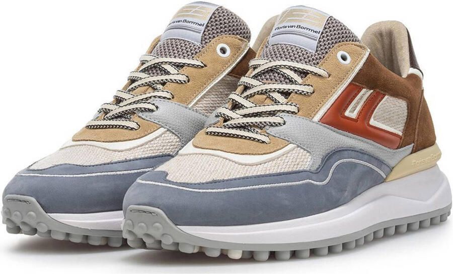FLORIS VAN BOMMEL Lage Sneakers Heren Sfm-10139 Noppi Maat: 39⅓ Materiaal: Suède Kleur: Bruin - Foto 2