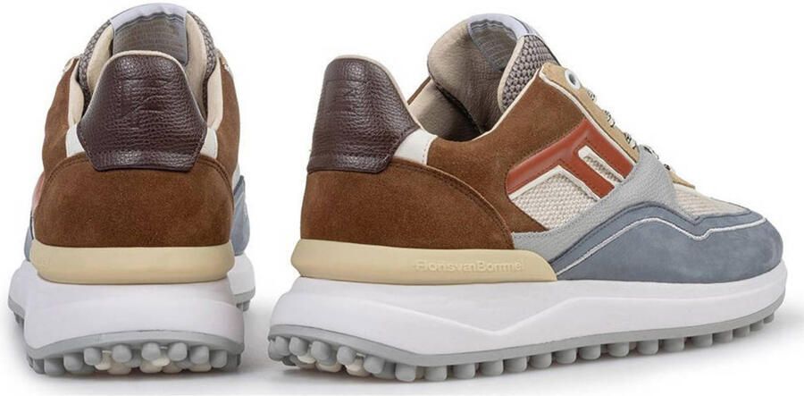 FLORIS VAN BOMMEL Lage Sneakers Heren Sfm-10139 Noppi Maat: 39⅓ Materiaal: Suède Kleur: Bruin - Foto 3