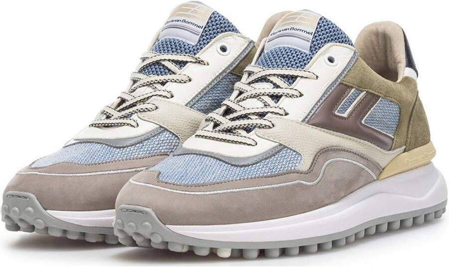 FLORIS VAN BOMMEL Lage Sneakers Heren Sfm-10139 Noppi Maat: 40 Materiaal: Leer Kleur: Grijs - Foto 3