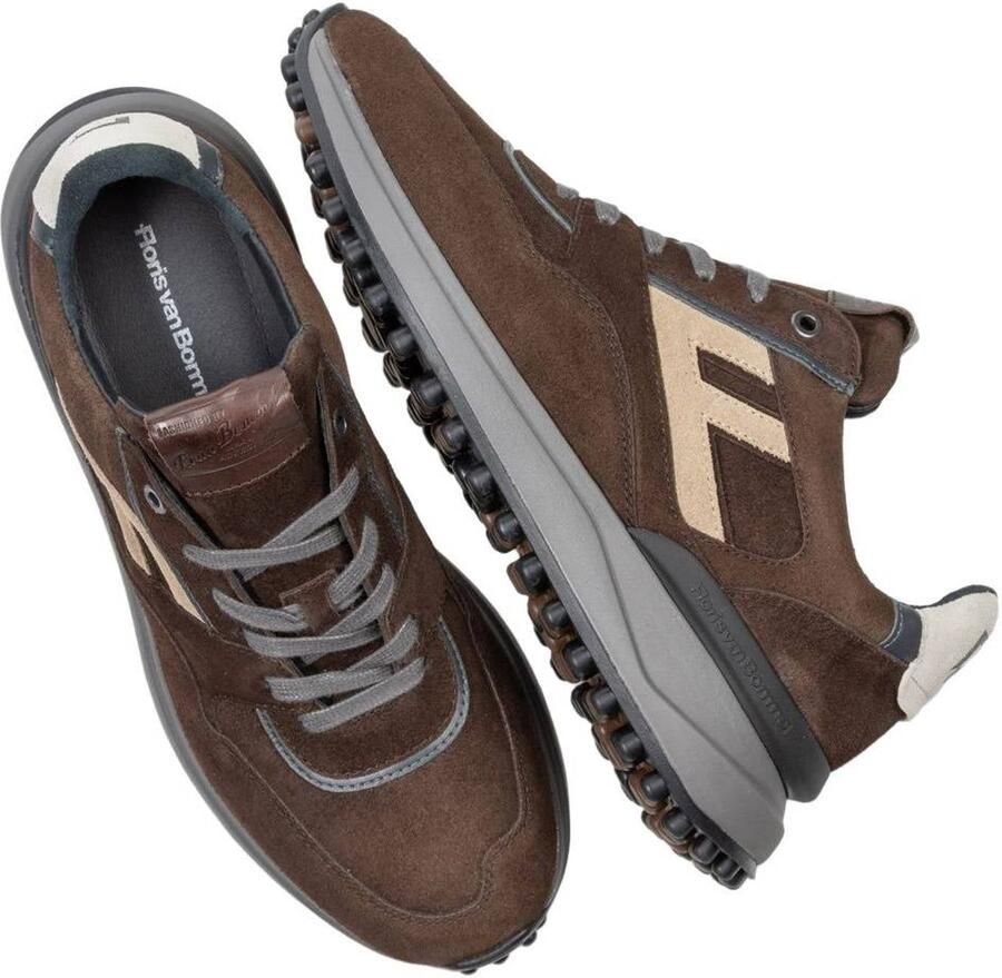 Floris van Bommel NOPPI 29.70 Lage sneakersVrije tijdsschoenen Heren sneakers Bruin - Foto 5