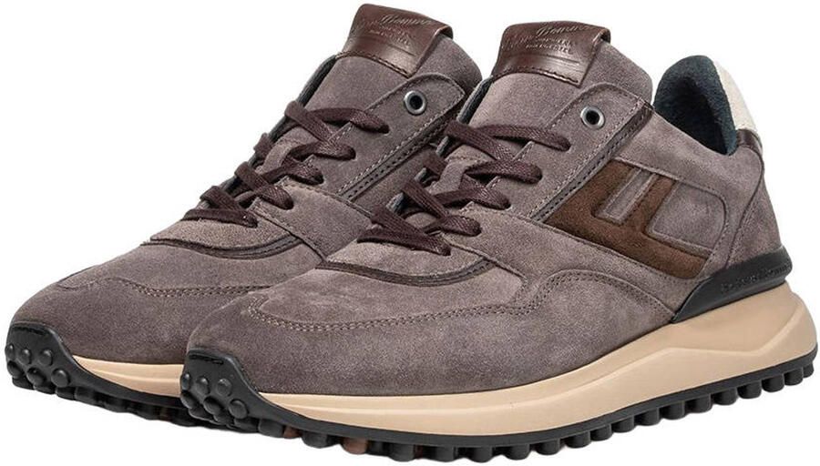 Floris van Bommel Sfm-10139 Noppi Sneakers Suède Heren Taupe - Foto 2