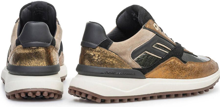 FLORIS VAN BOMMEL Lage Sneakers Dames Sfw-10128 Noppi Maat: 40 Materiaal: Leer Kleur: Bronskleurig - Foto 3