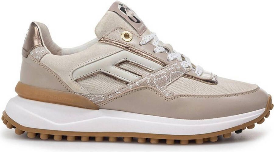 FLORIS VAN BOMMEL Lage Sneakers Dames Sfw-10170 Noppi Maat: 38 Materiaal: Textiel Kleur: Beige
