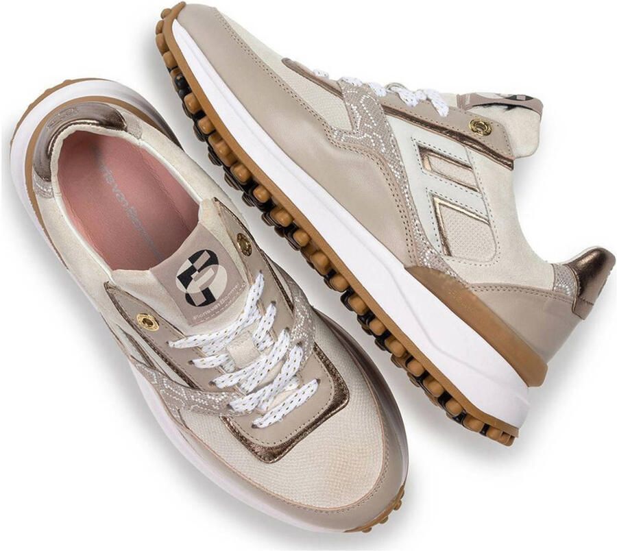 FLORIS VAN BOMMEL Lage Sneakers Dames Sfw-10170 Noppi Maat: 38 Materiaal: Textiel Kleur: Beige - Foto 2