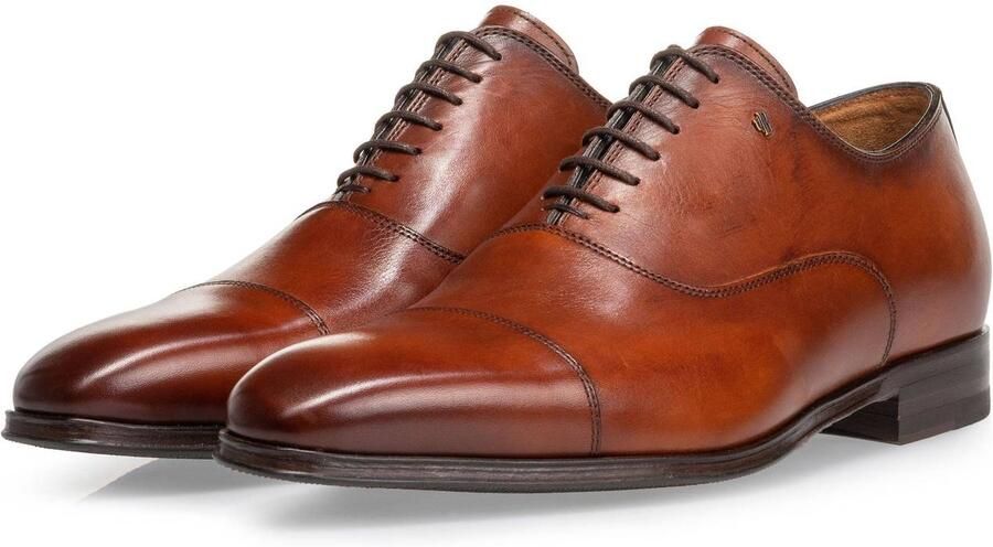 Van Bommel RAFFA 02.00 Nette herenschoenen Heren veterschoen Cognac - Foto 2