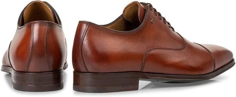 Van Bommel RAFFA 02.00 Nette herenschoenen Heren veterschoen Cognac - Foto 3