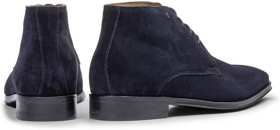 Floris van Bommel Raffa 05.10 suède veterschoenen donkerblauw - Foto 2