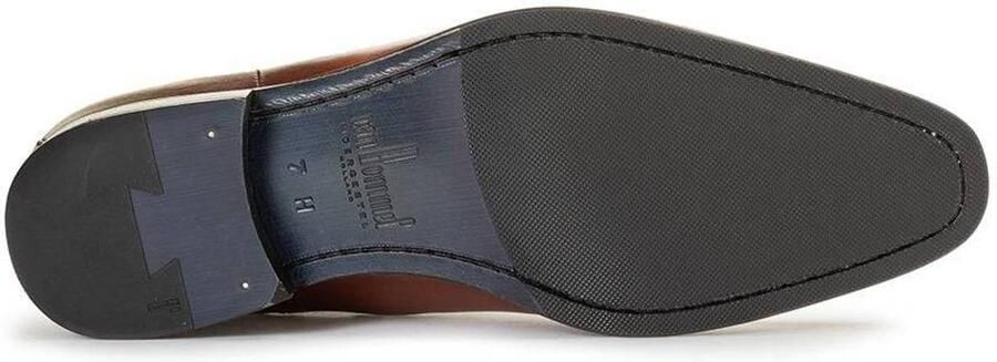Floris van Bommel Raffa 09.00 leren chelsea boots donker cognac - Foto 3
