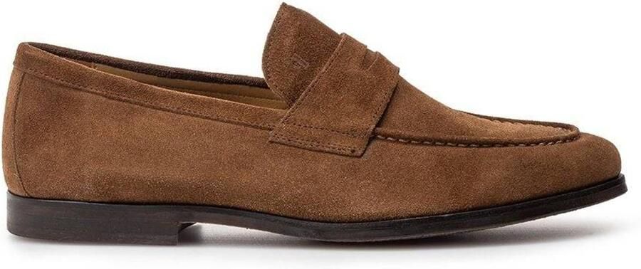 Floris van Bommel Reda 02.01 suède loafers cognac
