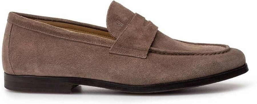 Floris van Bommel Reda 02.04 suède loafers taupe