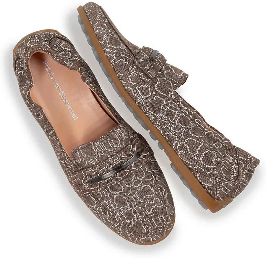 FLORIS VAN BOMMEL Loafers Dames Sfw-40039 Sitti Maat: 36 Materiaal: Leer Kleur: Bruin - Foto 7