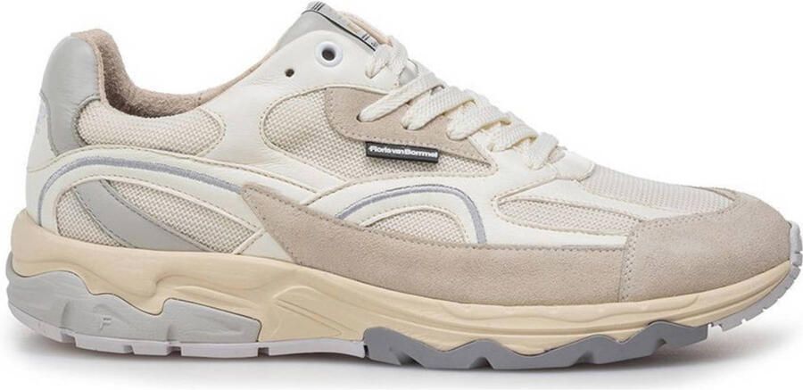 FLORIS VAN BOMMEL Lage Sneakers Heren Sfm-10258 De Rezer Maat: 48⅔ Materiaal: Suède Kleur: Beige