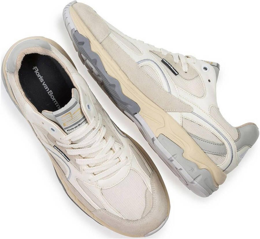 FLORIS VAN BOMMEL Lage Sneakers Heren Sfm-10258 De Rezer Maat: 48⅔ Materiaal: Suède Kleur: Beige - Foto 2