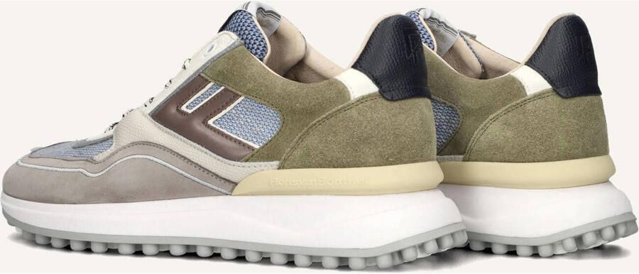 FLORIS VAN BOMMEL Lage Sneakers Heren Sfm-10139 Noppi Leer Grijs - Foto 6