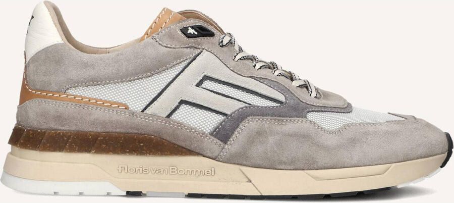 FLORIS VAN BOMMEL Lage Sneakers Heren Sfm-10153 De Runner 43⅓ Suède Taupe