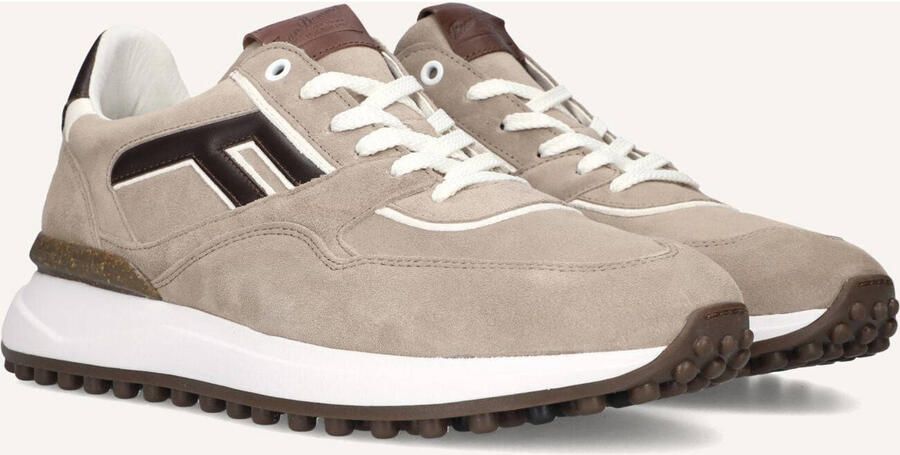 FLORIS VAN BOMMEL Lage Sneakers Heren Sfm-10223 Noppi 44⅔ Leer Beige - Foto 5