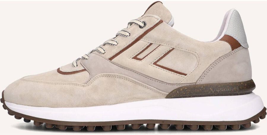 FLORIS VAN BOMMEL Lage Sneakers Heren Sfm-10223 Noppi 48⅔ Suède Beige - Foto 3