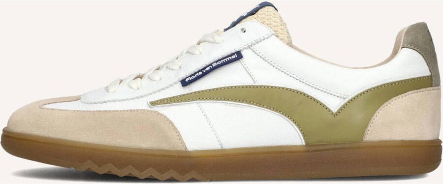 FLORIS VAN BOMMEL Lage Sneakers Heren Sfm-10224 De Zaler Leer Wit