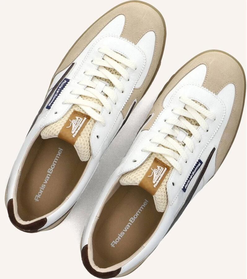 FLORIS VAN BOMMEL Lage Sneakers Heren Sfm-10224 De Zaler 42⅔ Leer Wit - Foto 3