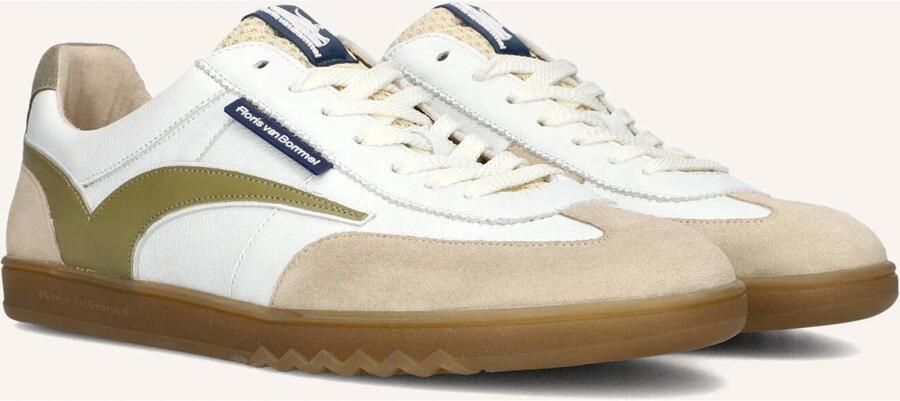 FLORIS VAN BOMMEL Lage Sneakers Heren Sfm-10224 De Zaler Leer Wit - Foto 3