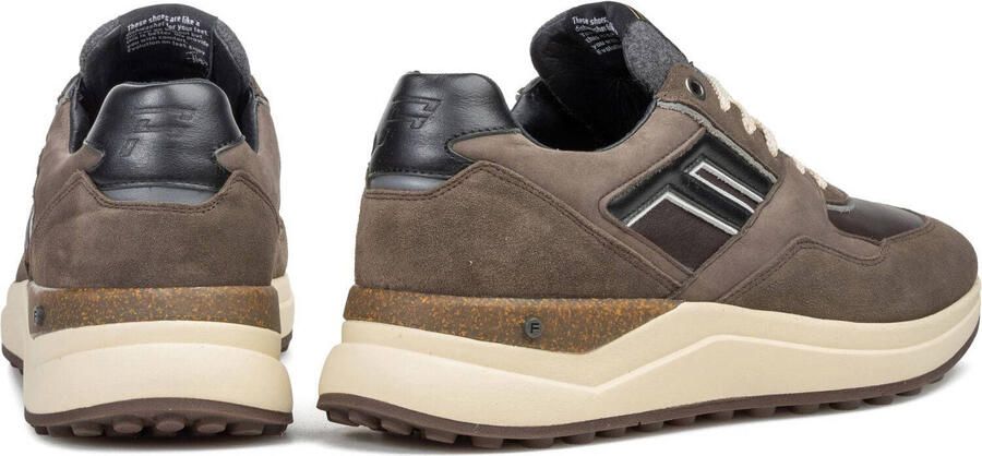 Floris van Bommel Sfm-10236 De Tikker Sneakers Textiel Heren Bruin - Foto 3