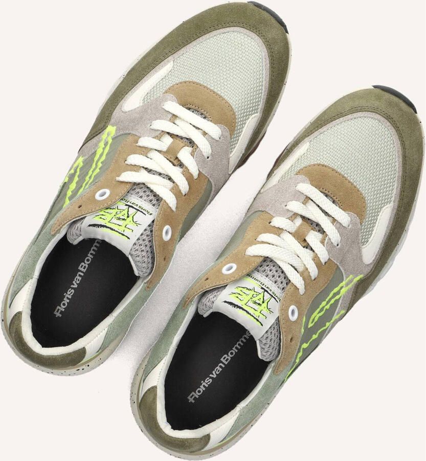 FLORIS VAN BOMMEL Lage Sneakers Heren Sfm-10243 De Treener 41⅓ Suède Groen - Foto 2