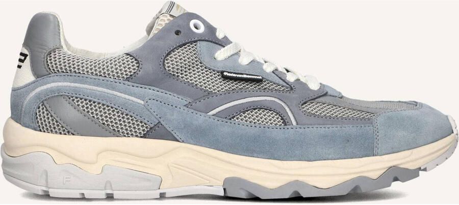 FLORIS VAN BOMMEL Lage Sneakers Heren Sfm-10258 De Rezer Suède Blauw - Foto 4