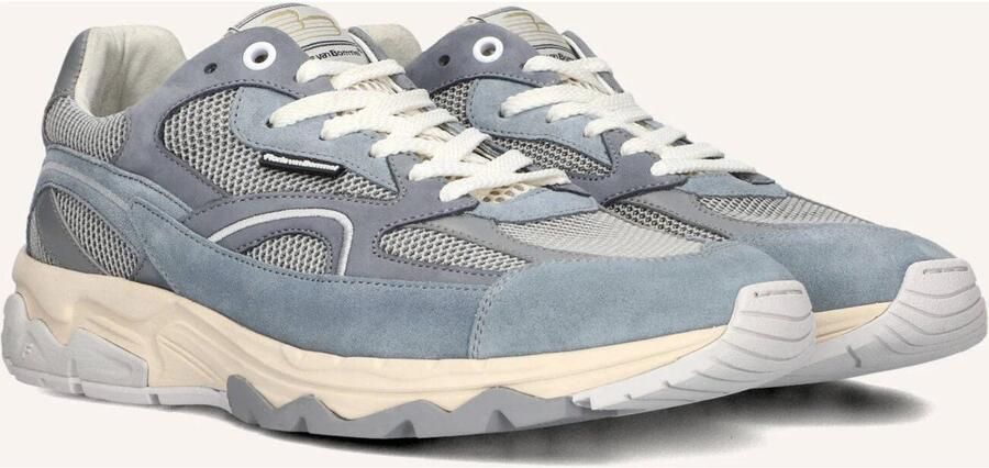 FLORIS VAN BOMMEL Lage Sneakers Heren Sfm-10258 De Rezer Suède Blauw - Foto 2