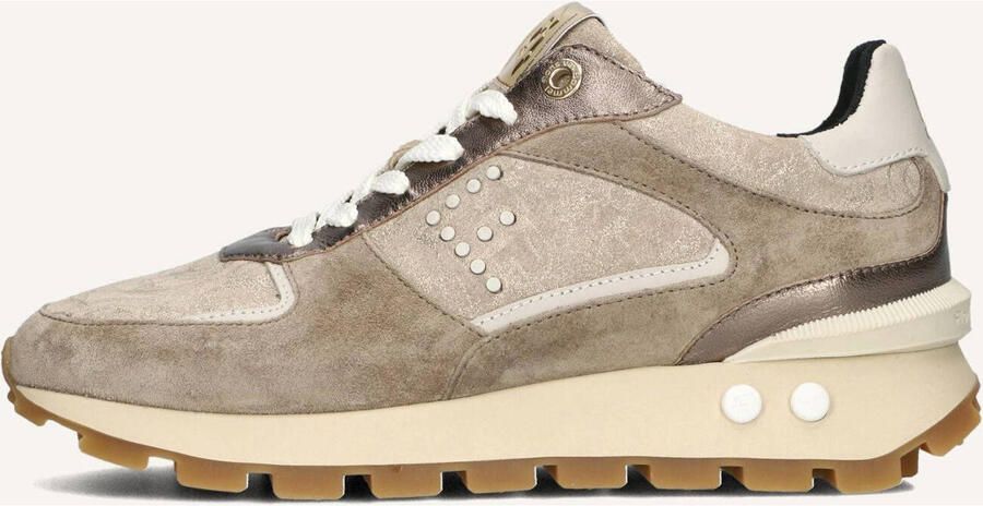FLORIS VAN BOMMEL Lage Sneakers Dames Sfw-10084 Blokki Maat: 39 5 Materiaal: Suède Kleur: Bruin