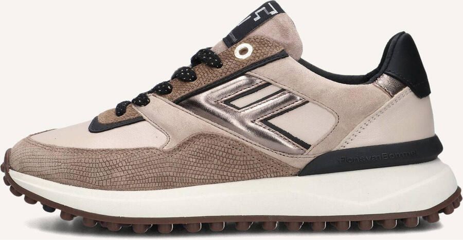FLORIS VAN BOMMEL Lage Sneakers Dames Sfw-10128 Noppi 41 5 Suède Taupe - Foto 4