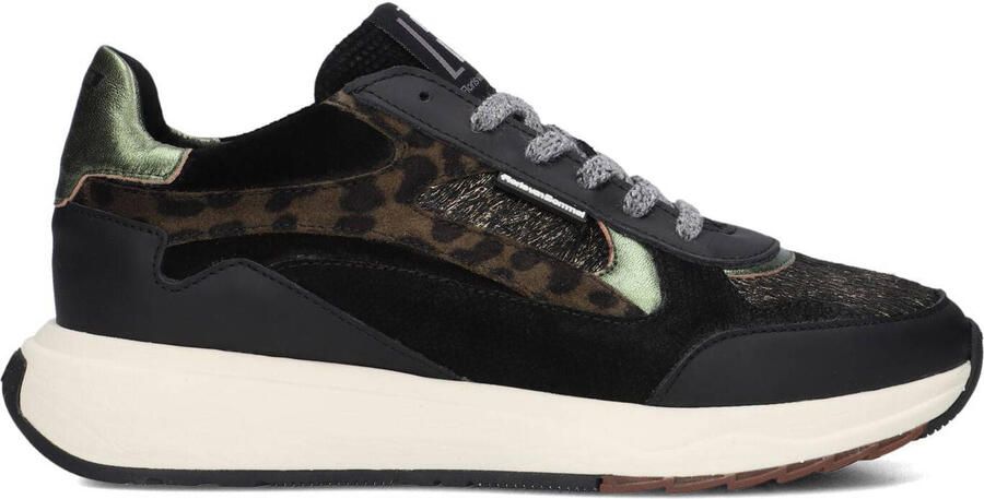FLORIS VAN BOMMEL Lage Sneakers Dames Sfw-10159 Suvi 38 5 Textiel Zwart