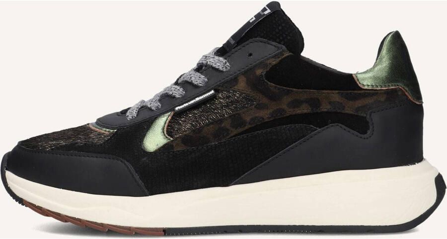FLORIS VAN BOMMEL Lage Sneakers Dames Sfw-10159 Suvi 38 5 Textiel Zwart - Foto 3