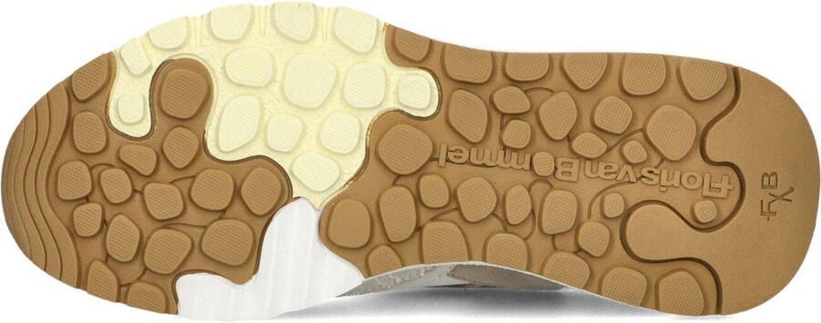 FLORIS VAN BOMMEL Lage Sneakers Dames Sfw-10164 Treni 39 5 Textiel Beige - Foto 7