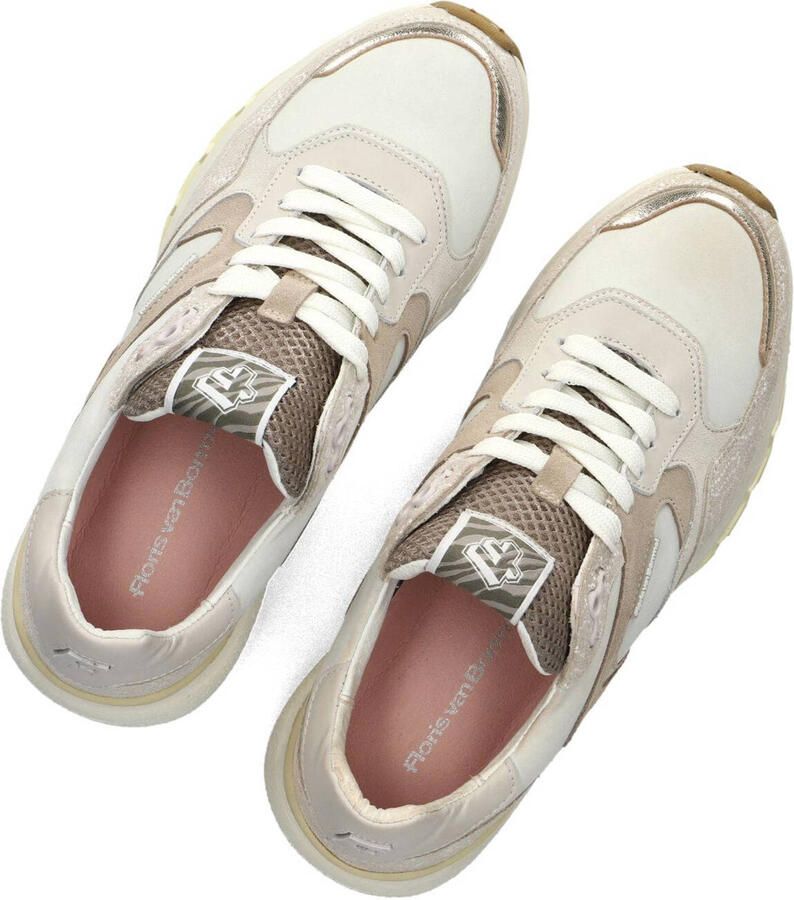 FLORIS VAN BOMMEL Lage Sneakers Dames Sfw-10164 Treni 39 5 Textiel Beige - Foto 3