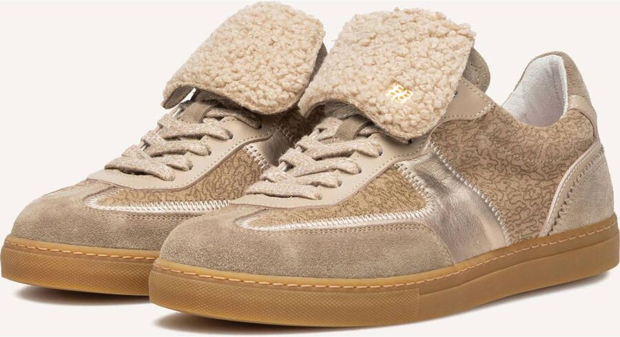 FLORIS VAN BOMMEL Lage Sneakers Dames Sfw-10166 Minni Maat: 41 Materiaal: Textiel Kleur: Beige - Foto 3