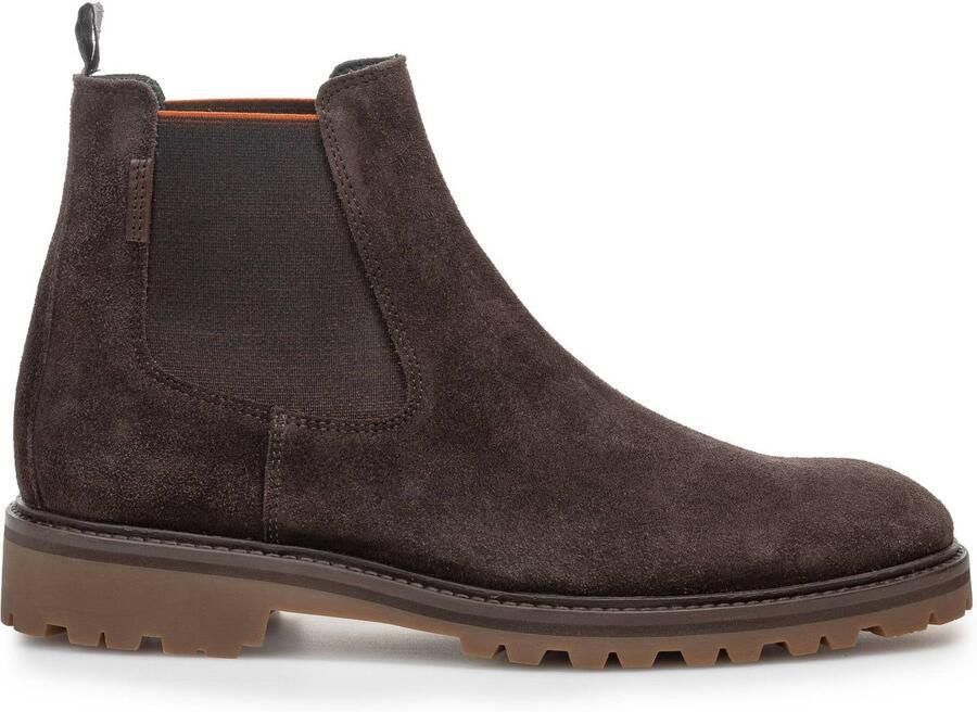 FLORIS VAN BOMMEL Chelsea Boots Heren Sfm-60018 Sturdi ⅓ Suède Bruin - Foto 6