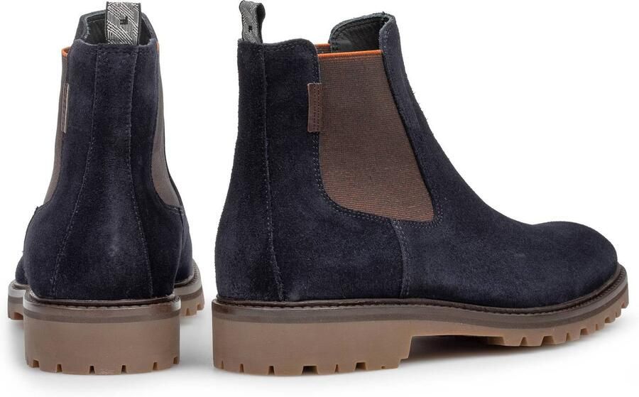 Floris van Bommel Sturdi 04.27 suède chelsea boots donkerblauw - Foto 2