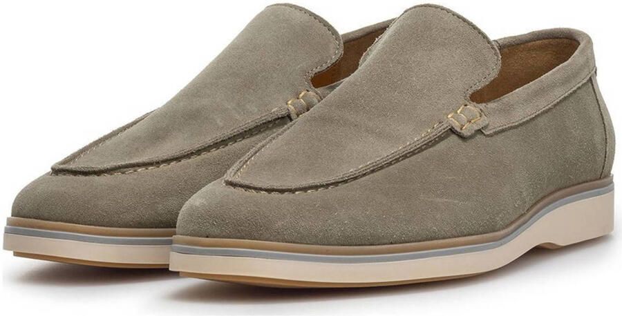 FLORIS VAN BOMMEL Loafers Heren Sfm-40023 De Oister Maat: 44⅔ Materiaal: Suède Kleur: Taupe - Foto 8