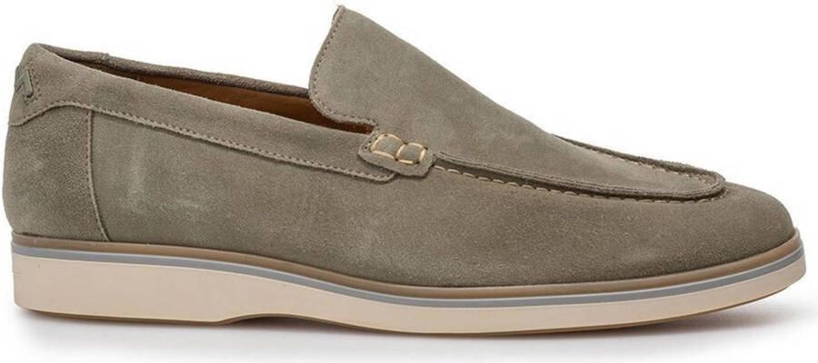 FLORIS VAN BOMMEL Loafers Heren Sfm-40023 De Oister Maat: 44⅔ Materiaal: Suède Kleur: Taupe - Foto 6