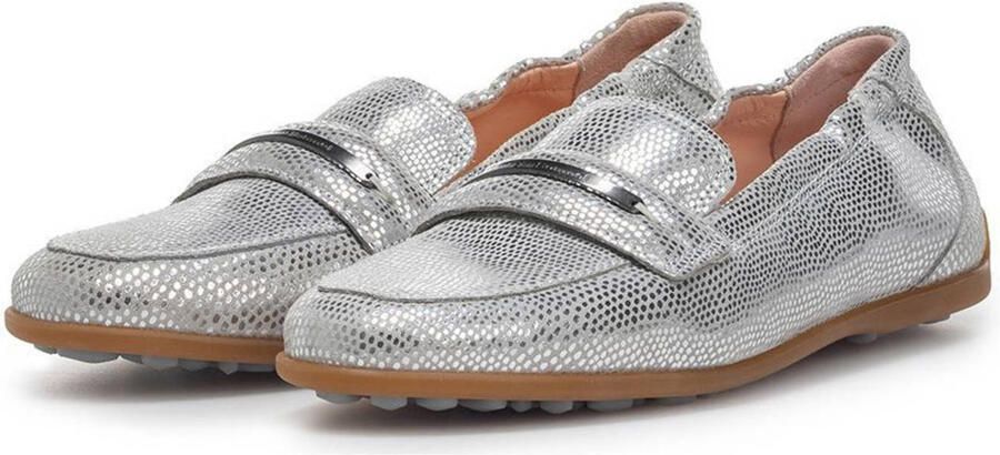 Floris van Bommel suède loafers zilver - Foto 3