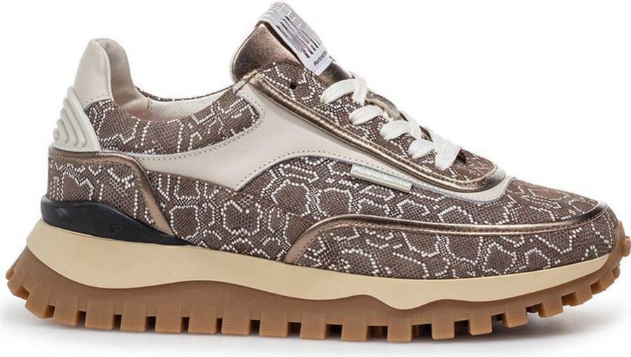 Floris van Bommel DAMES SNEAKERS SFW-10131-20-01 GROMMI 02.13-BROWN-G