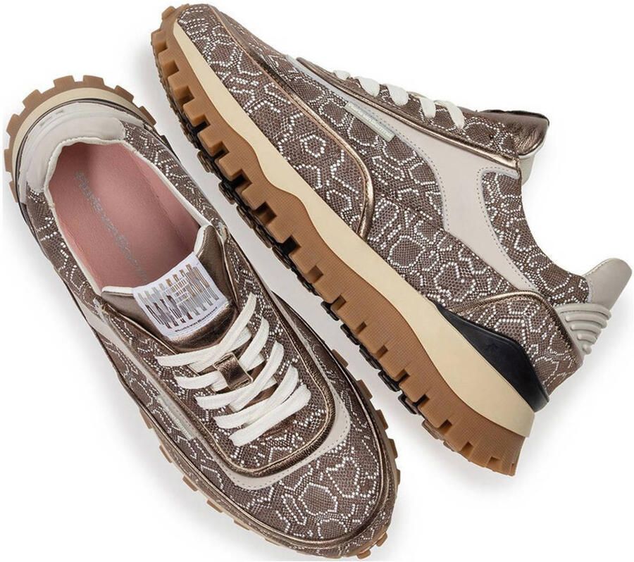 Floris van Bommel DAMES SNEAKERS SFW-10131-20-01 GROMMI 02.13-BROWN-G - Foto 2