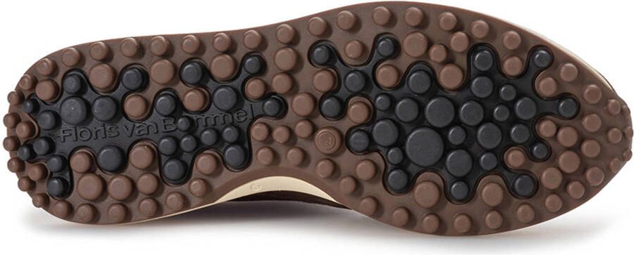 FLORIS VAN BOMMEL Lage Sneakers Heren Sfm-10139 Noppi Maat: 41⅓ Materiaal: Suède Kleur: Bruin - Foto 2
