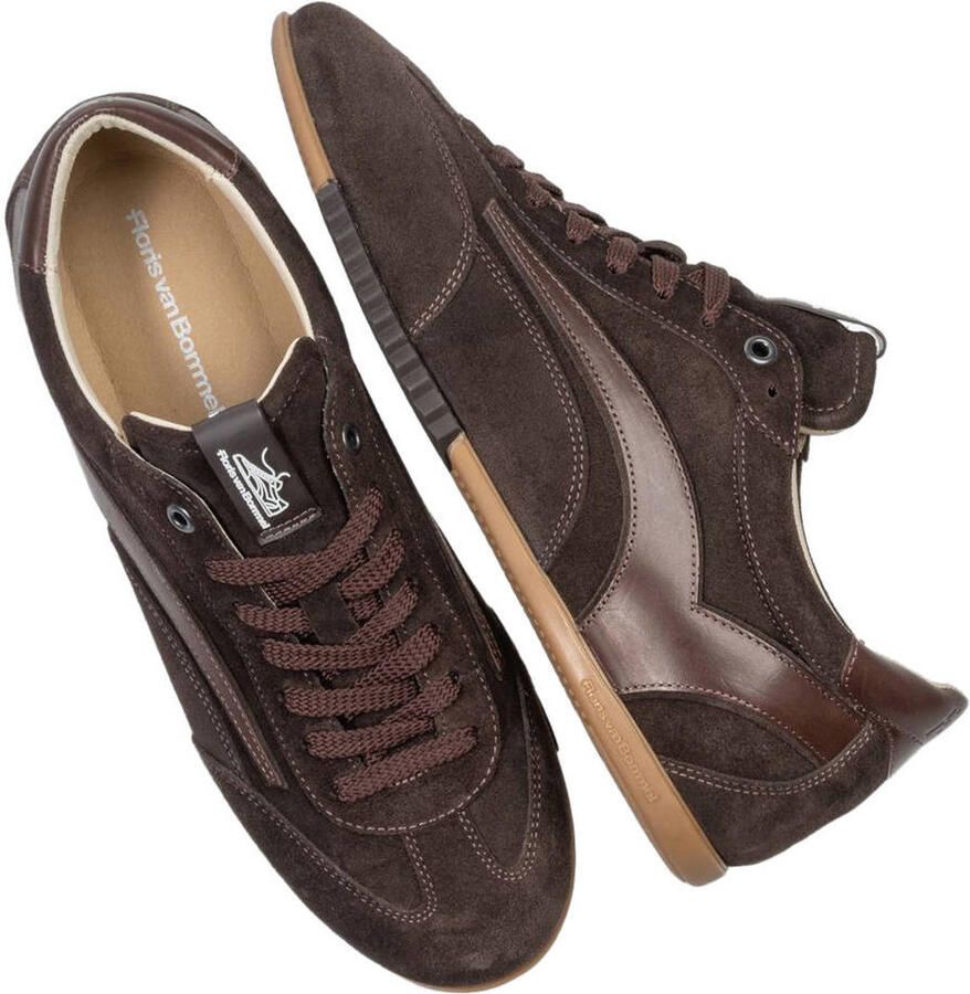 Floris van Bommel suède sneakers donkerbruin - Foto 2