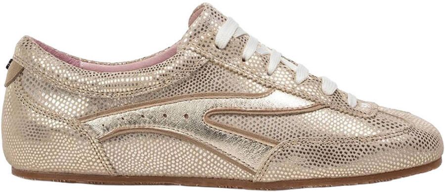 Floris van Bommel suède sneakers goud