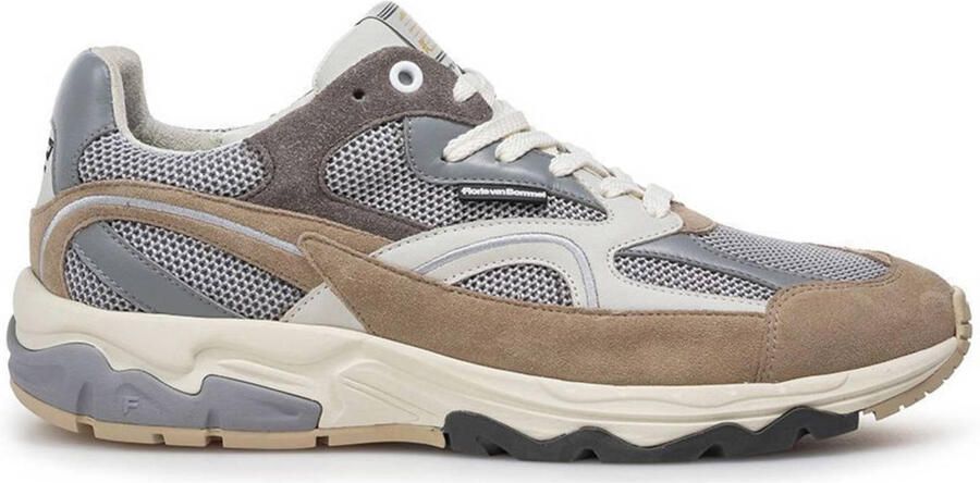 Floris van Bommel suède sneakers lichtbruin