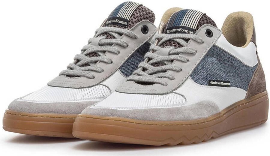 FLORIS VAN BOMMEL Lage Sneakers Heren Sfm-10143 De Kupster Maat: 42 Materiaal: Textiel Kleur: Wit - Foto 3